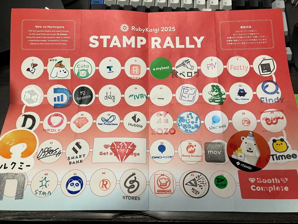 スタンプラリー